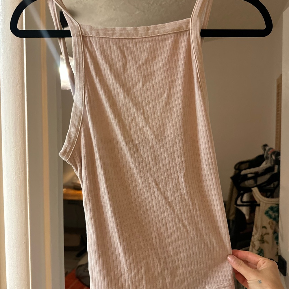 FP Movement by Free People Cream Tank Top